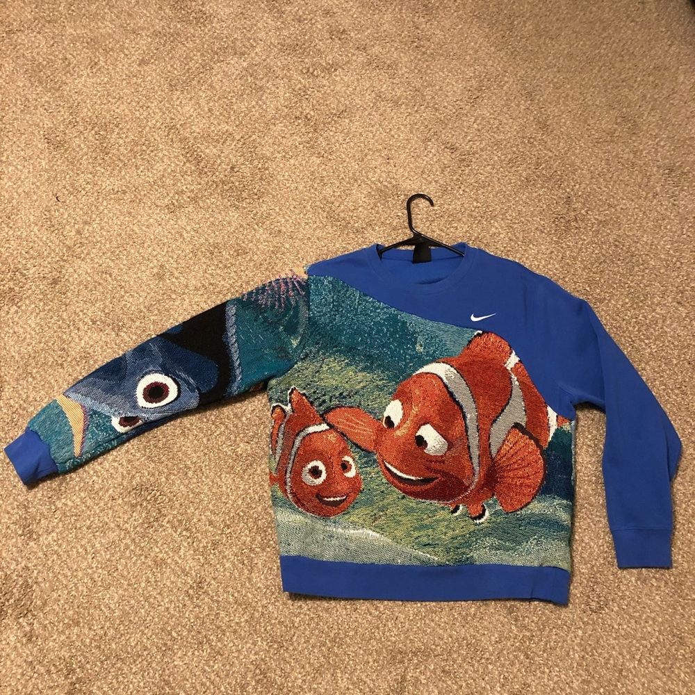 Nike x Finding Nemo reworked sweatshirt